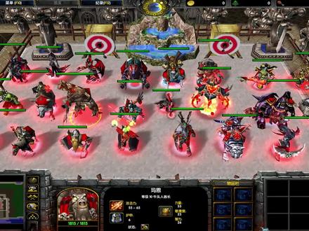 《魔兽争霸3》,全员把血条当蓝条用,谁是最强英雄? #魔兽争霸3