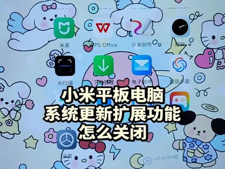 小米平板电脑系统更新扩展功能怎么关闭?#小米