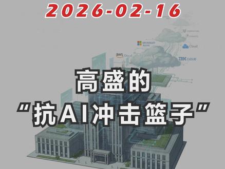 高盛的“抗AI冲击篮子” #高盛 #AI #Oracle #微软 #网络安全