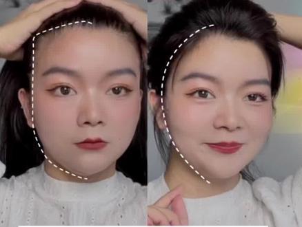 M型发际线、高额头姐妹在哪里?#发际线 #刘海 #明星同款