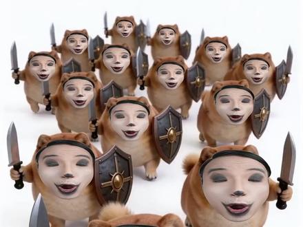 当你被网络热梗洗脑后,请看vcr! #比比拉布 #我的刀盾 #炙热计划