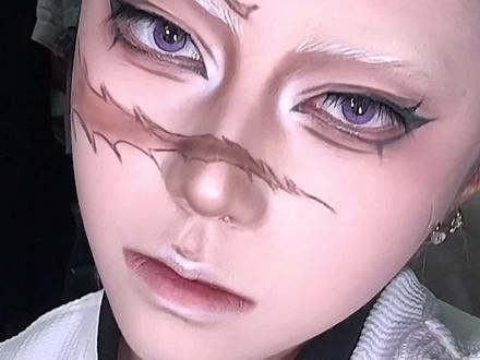 不死川实弥妆教来袭#不死川实弥 #cos妆 #妆教 #妆容分享 #鬼灭之刃