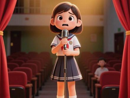 六年级单元习作:我的拿手好戏——唱歌。 "下面有请小歌手李晓悦为我们带来独唱!"当主持人的声音在礼堂回荡,我深吸一口气,握着话筒稳步走上舞台。聚光灯打在脸上的瞬间,所有紧张都化为了自信——这就是我的拿手好戏:唱歌。
三年前的我还是个一开口就跑调的"音痴"。音乐课上,每当老师让单独演唱,我的声音就像受惊的小鸟,在五线谱上乱撞。最难忘那次合唱团选拔,我刚唱完第一句,指挥老师就 gently 喊停:"孩子,你的音准需要好好练。"那一刻,我的脸烧得发烫,却也在心里埋下了不服输的种子。
从此,我开始了"魔鬼训练"。每天清晨,我在阳台对着初升的太阳练声,"啊——咿——呜——"一个音一个音地打磨。妈妈是我的第一位听众,也是严格的教练:"这个音低了,再来!""尾音在颤抖,稳住!"有时一个音符要重复几十遍,嗓子练到沙哑。但当我第一次完整唱完《明天你好》而不跑调时,激动的泪水模糊了视线。
而现在,我站在了校园艺术节的舞台中央。前奏响起,我闭上眼,让歌声从心底流淌:"每一次哭,又笑着奔跑..."声音像山涧清泉,清澈透亮;高音处如云雀冲天,自由翱翔;低音时若细雨润物,温柔缱绻。我完全沉浸在音乐世界里,直到最后一个音符消散,台下爆发出雷鸣般的掌声。
唱歌这项拿手好戏,带给我的不只是掌声。它让我懂得:所有光鲜背后都是汗水浇灌,所有自信都源于坚持不懈。更重要的是,它给了我表达情感的翅膀——快乐时放声高歌,忧伤时浅吟低唱,让每一个平凡的日子都有了动人的旋律。