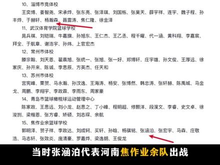 国青核心李沂泽,到底是两个人,还是“换了个马甲”? #李沂泽 #u18国青 #国青男篮 #张涵泊