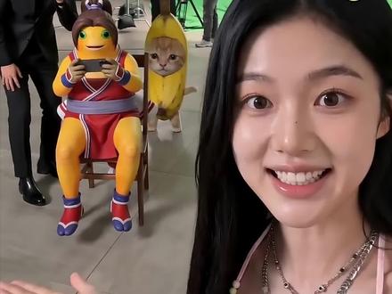 十八线ai演员片场摸鱼的一天,拿起手机就是兵 #AI创作浪潮计划#AI#vlog日常#AI演员