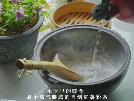 雨天沉浸在厨房 用新晒干的红薯粉 做上一碗红薯粉条 再烤上几串羊肉串 冬日完美了
#抖音新农人 #我在村里过冬至 #我的乡村生活 #美食vlog #抖音趣胃计划