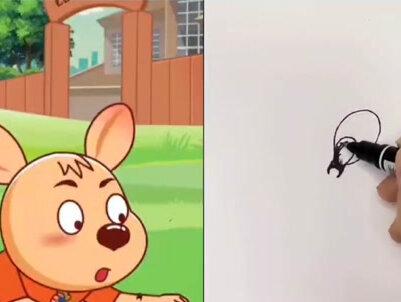 蜱虫长啥样?被蜱虫咬了怎么办?跟着动画学画画 #简笔画 #跟着动画学画画 #蜱虫 #袋鼠比比 #看视频学画画