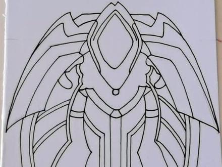 赛罗手镯这样画非常简单!#赛罗奥特曼 #奥特曼 #简笔画教程 #赛罗手镯