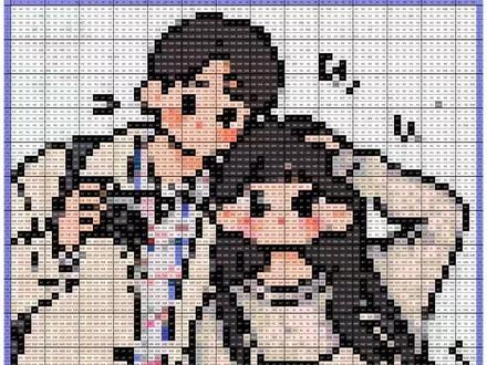 自制拼豆图纸教程#醒图#醒图创作者#拼豆#自制拼豆图纸#