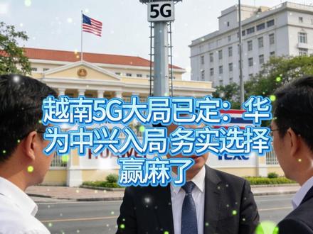 越南5G大局已定,华为中兴入局#越南 #越南生活 #越南公司 #越南公司注册 #越南公司注册流程和资料