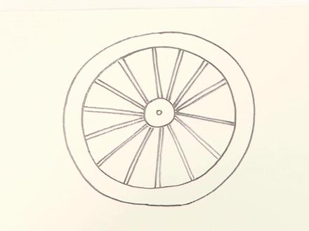 简笔画画车轮#绘画教程 #零基础学画画 #一起学画画 #儿童画 #想画就画 #画画 #少儿美术