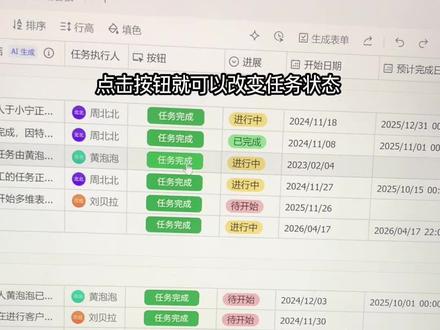 从0开始熟悉飞书多维表格,今天我们学用按钮更改任务状态。草履虫级别教程学习过程。加油大家
#ai #飞书多维表格 #数据库 #科技下一站 #飞书多维表格教程