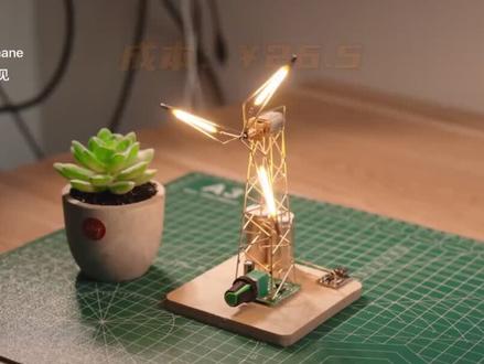 风车小夜灯 终于制作完成了#风车小夜灯 #小夜灯 #DIY #治愈 #抖音热点记忆2025