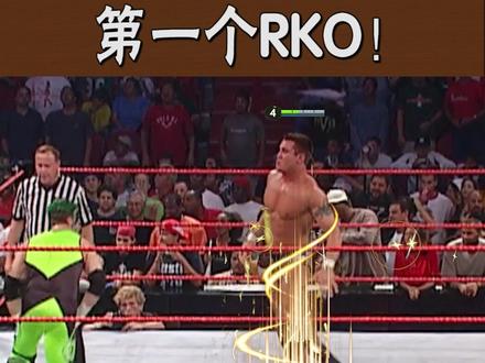 #wwe 第一大反派首次使用最强杀招!#兰迪奥顿 最后帅炸!#摔角