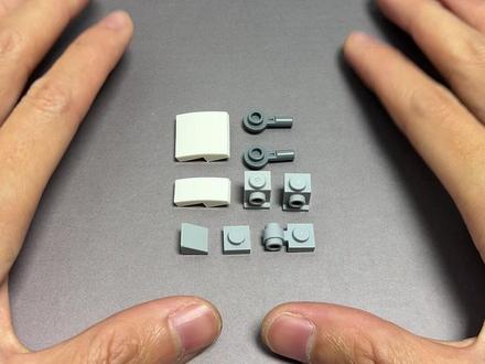 如何用这9颗积木拼出一艘双帆船 #乐高 #乐高积木 #乐高moc #积木 #抽象