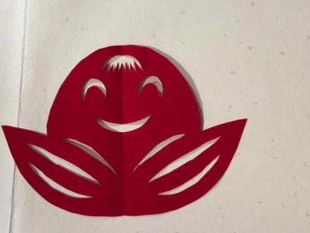 端午安康~#端午剪纸 超简单端午节粽子剪纸~