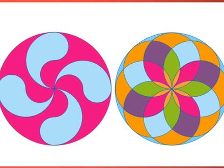 圆设计美丽图案-预习(六年级上册第5单元)