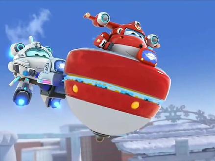 #超级飞侠 两位对手在紧要关头一起阻止了捣乱的金小子,最后获得了并列冠军#育儿 #早教 #动画 @抖音小助手