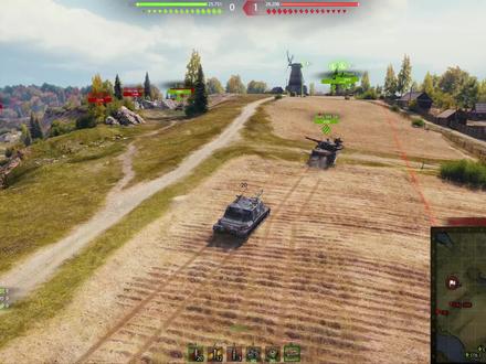 WZ113G 输出近1万2千伤,把胖头鱼当重坦使 #坦克世界 #游戏日常 #wot #射击类游戏 #经典游戏