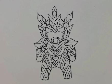 泽塔奥特曼,德尔塔天爪,最炫酷装备,最详细教程来啦! #泽塔奥特曼 #泽塔奥特曼德尔塔天爪 #绘画教程分享