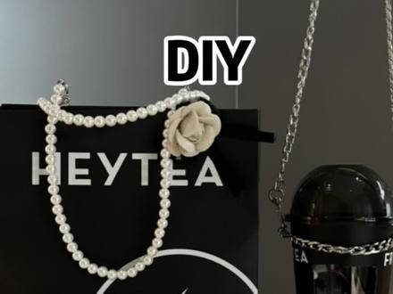 喜茶✖️藤原浩杯子DIY大改造,好喜欢我的溜娃包#创作灵感 #喜茶藤原浩 #种草 @喜茶 @抖音艺术