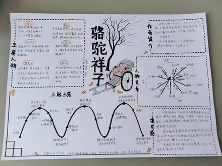 七年级《骆驼祥子》手抄报,思维导图。#骆驼祥子手抄报 #骆驼祥子思维导图 #骆驼祥子读书笔记 #七年级阅读 #骆驼祥子