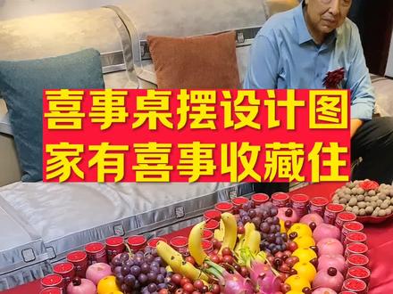 评论区有寓意解释。家有喜事的收藏❤️#喜结良缘 #婚礼 #备婚