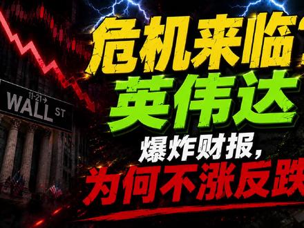 危机来临?英伟达爆炸财报,伟哥不涨反跌! #上热门