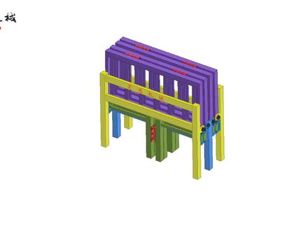 1款简易的折叠床结构,不用的时候收起来不占地方
