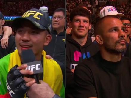 他俩二番战你看好谁#ufc328 #约书亚范 #潘托哈