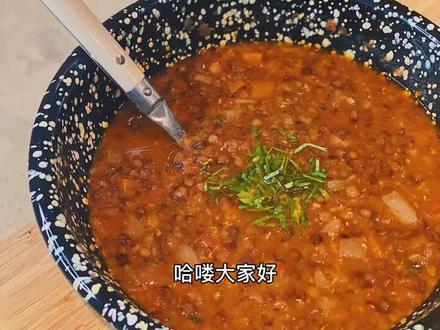饱腹减脂的小扁豆汤来了。健身餐也可以是好吃有味道的👩🏻🍳 #减肥餐 #健身餐