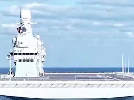 现场画面!海军四川舰顺利完成首次航行试验(人民日报记者金正波)