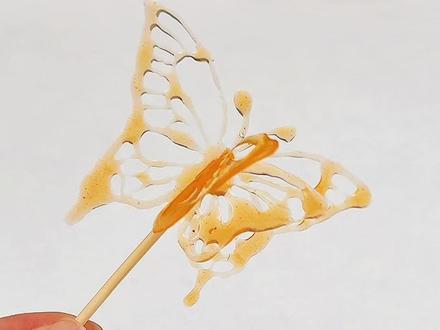 非遗糖画diy~我也有自己的糖画了#用一张图证明你是手工人 #手作diy #糖画 #手工教程 @抖音创作小助手