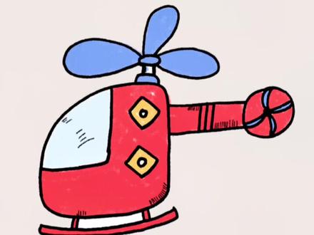 画个很难的直升机🚁#画画 #简笔画 #抖音小助手 #卡通 #少儿绘画