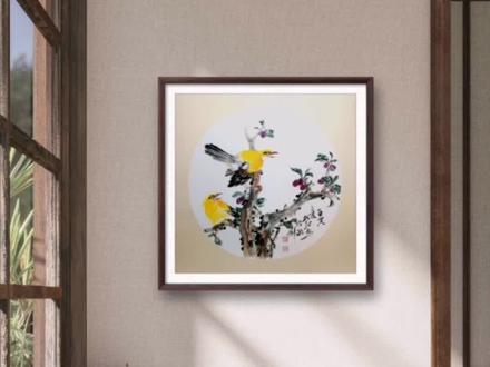 《黄鹂桑椹的画法》#国画艺术 #何龙写意花鸟 #带您走进书画戏曲艺术世界 #传承文化艺术 #抖出我的艺术