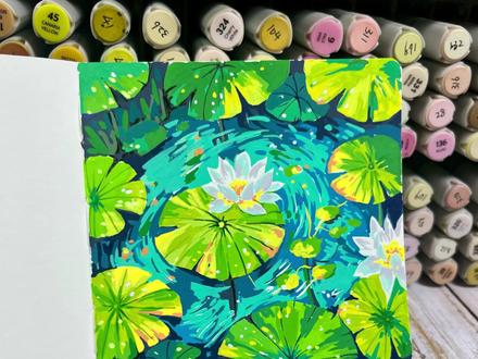 画一片荷塘,把夏天的清凉揣进画里啦
零基础也能轻松拿捏的快乐✨
#丙烯马克笔 #跟着抖音学画画 #画画 #荷塘美景