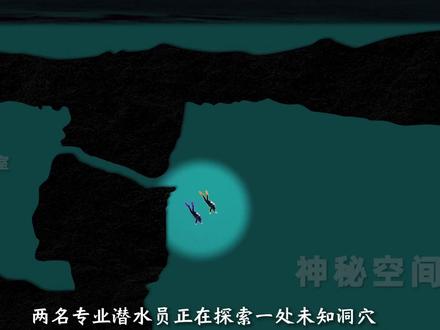 两名专业潜水员挑战四鲨蓝洞导致悲剧发生! #洞穴 #潜水