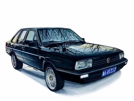 把车画好是非常耐心的坐在椅子上10多个小时。把过程分享出来得到大家的赞是开心。