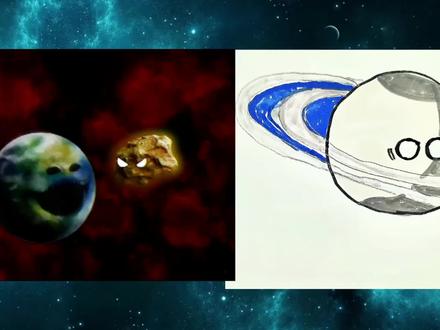 陨石撞击地球的难度 #简笔画#看动画学画画#二次元#一学就会的简笔画#动画@抖音创作者中心 @抖音小助手 @抖音创作小助手 @抖音青少年动画