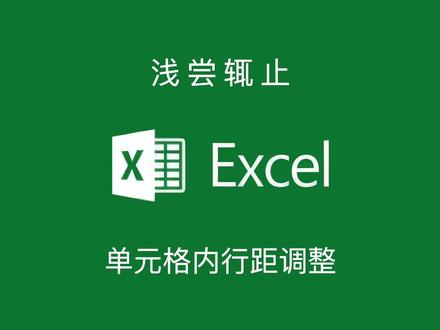 提升表格美感!一招教你在Excel实现单元格内完美换行和行距微调 #excel教程 #excel技巧