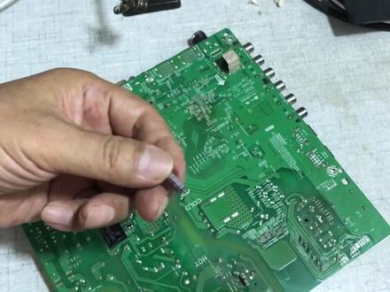 液晶电视自动关机的维修 #液晶电视软故障的维修