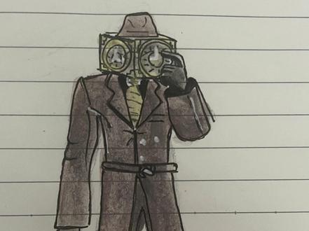 我说了,泰坦时钟人最后来画!!!#我是画渣 #随便画 #灵魂画师