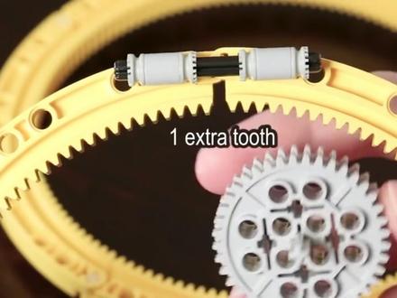 用乐高演绎宇宙级传动比