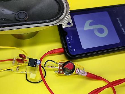 用TDA2822M功放芯片,制作一个简易的单声道音频放大器 #DIY #功放制作 #电子爱好者 #制作教程