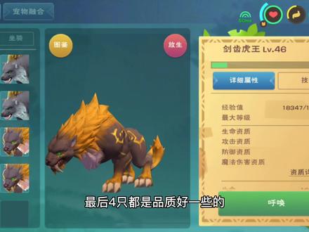 星川解说:创造与魔法一口气融合10只岩晶虎可惜我的运气太差了 #日常水视频 #这波操作很秀 #一起玩游戏 #游戏日常 #游戏