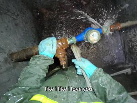 #日常#挑战#带压#更换阀门
今天的压力有点大