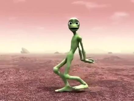 大家一起来看:绿皮、黄皮外星人的优美舞蹈