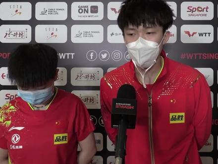 重组不易!孙颖莎王楚钦为何被拆开,男队主教练秦志戬道出真相