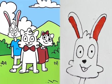 好有趣的捉迷藏#简笔画 #脑洞大开 #卡通动漫