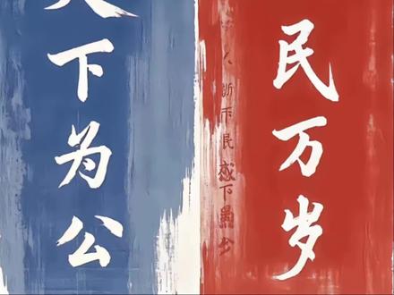 适合做屏保的天下为公和人民万岁-抖音